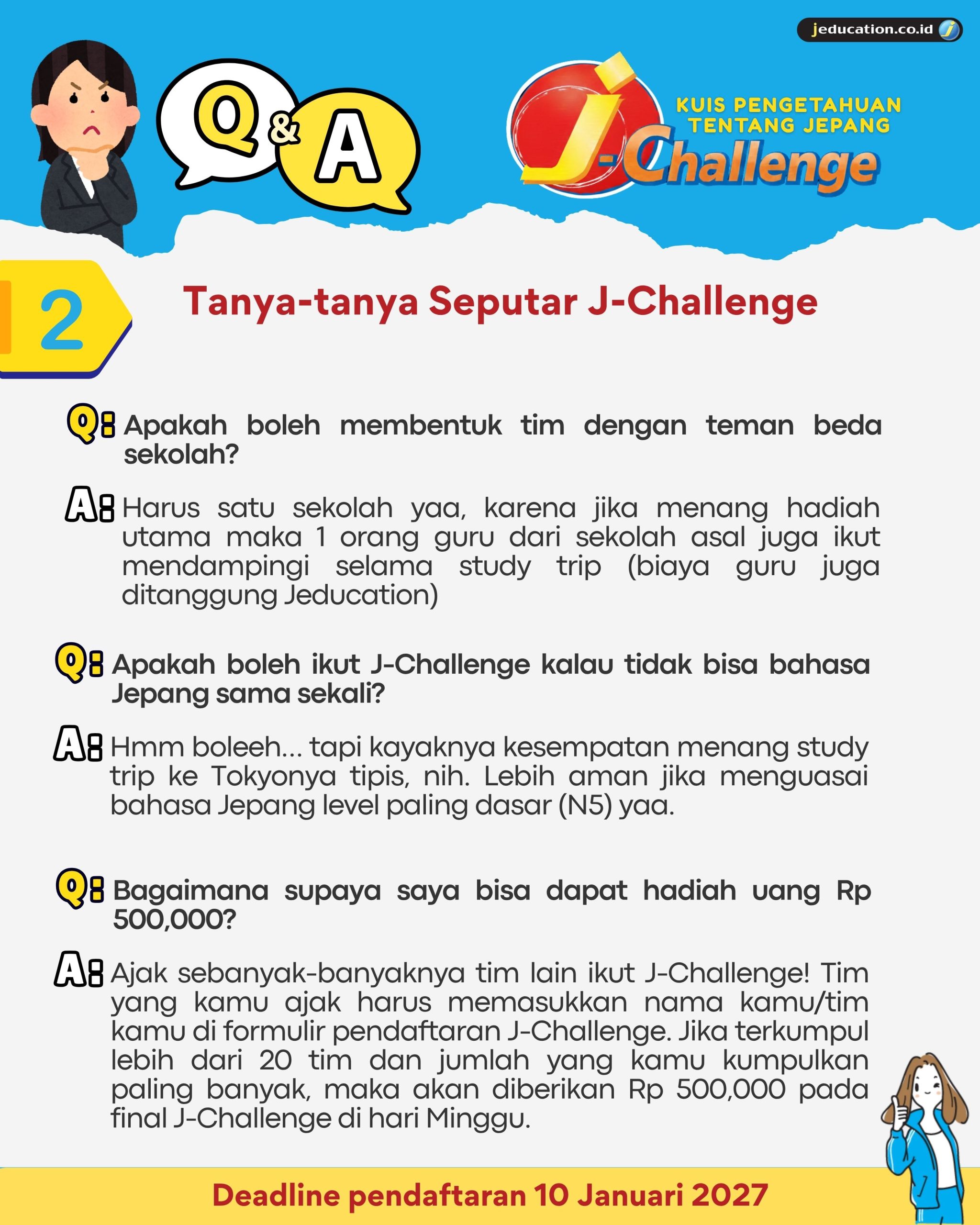 J-Challenge: tanya jawab 2