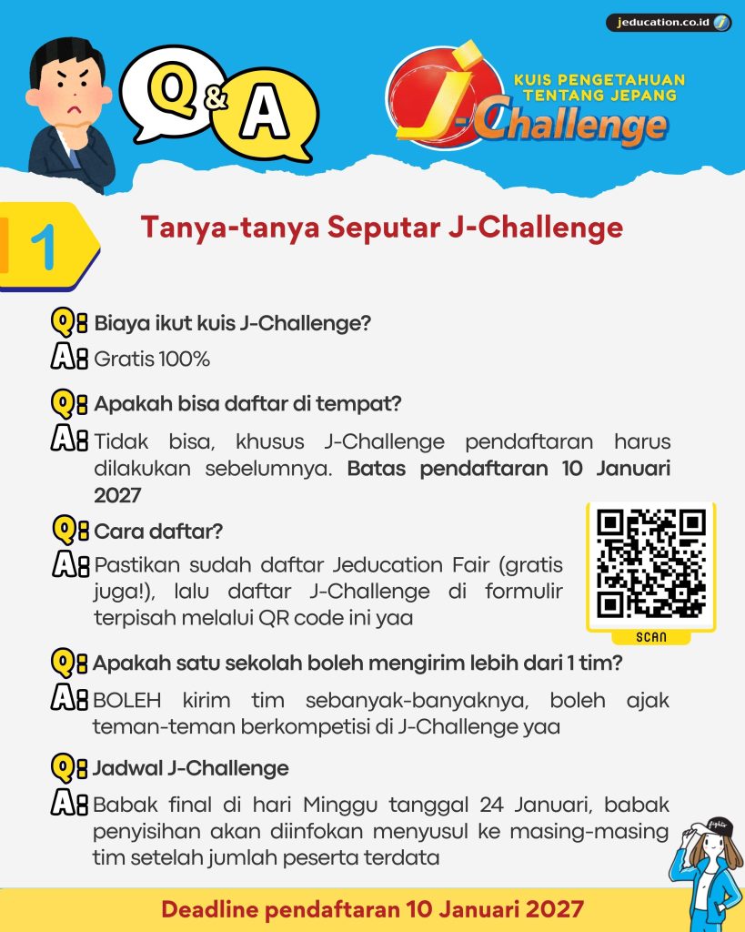 J-Challenge: tanya jawab 1
